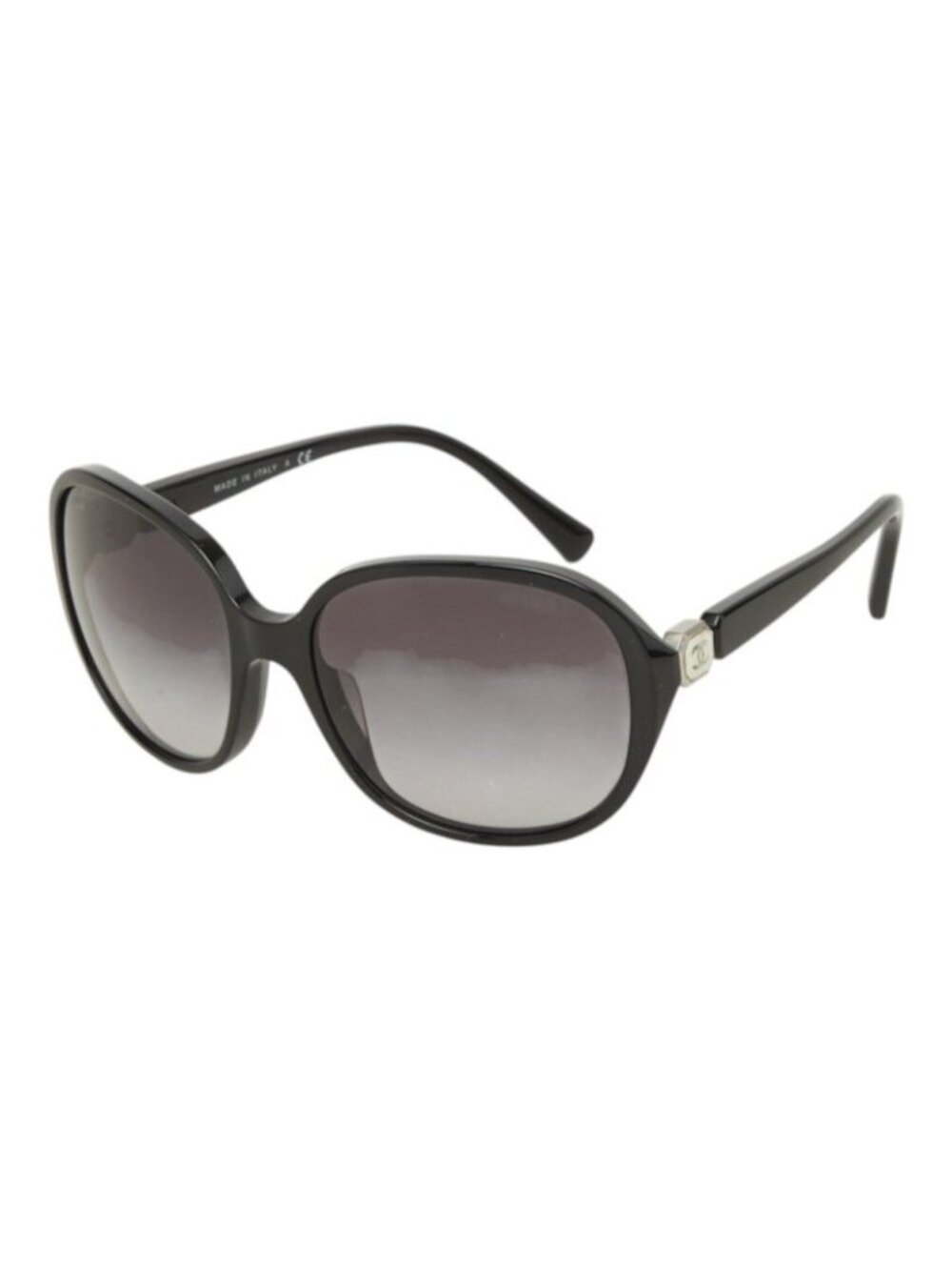 Chanel CC Logo Sunglasses Black Acetate Eyewear